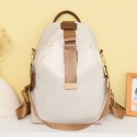 White Chic Metropolis Backpack: Elegance Meets Versatility