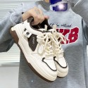 Brown Modern Chunky Sole Sports Sneakers